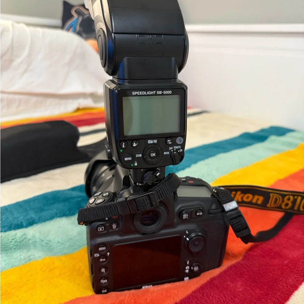 Nikon Black Digital Camera with Advanced Features and Textured Grip